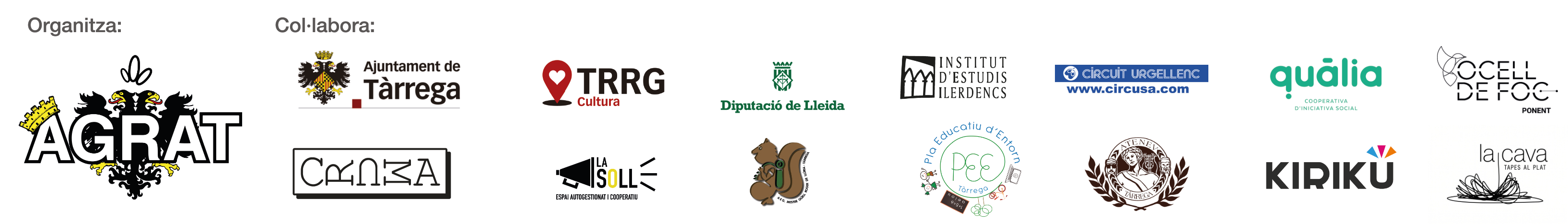 Entitats organitzadores i col·laboradores de Lo Memefest